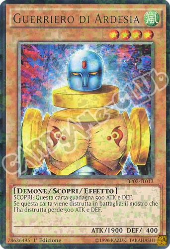 BP03-IT013 Guerriero di Ardesia rara shatter foil 1a edizione (IT) -NEAR MINT-