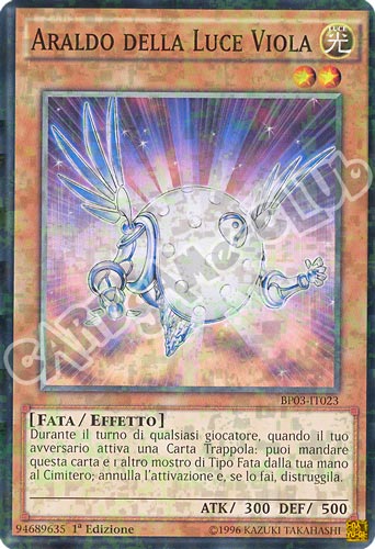 BP03-IT023 Araldo della Luce Viola comune shatter foil 1a edizione (IT) -NEAR MINT-