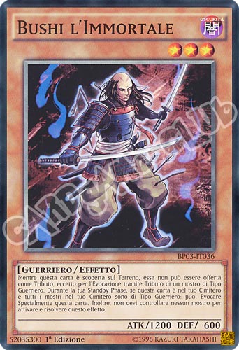 BP03-IT036 Bushi l'Immortale comune 1a edizione (IT) -NEAR MINT-