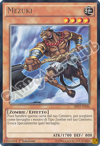 BP03-IT046 Mezuki rara 1a edizione (IT) -NEAR MINT-