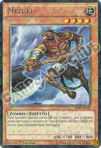 BP03-IT046 Mezuki rara shatter foil 1a edizione (IT) -NEAR MINT-