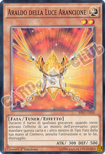 BP03-IT050 Araldo della Luce Arancione comune 1a edizione (IT) -NEAR MINT-