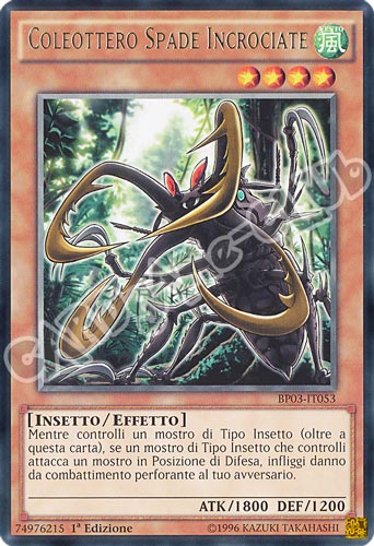 BP03-IT053 Coleottero Spade Incrociate rara 1a edizione (IT) -NEAR MINT-