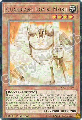 BP03-IT056 Guardiano Koa'ki Meiru rara shatter foil 1a edizione (IT) -NEAR MINT-