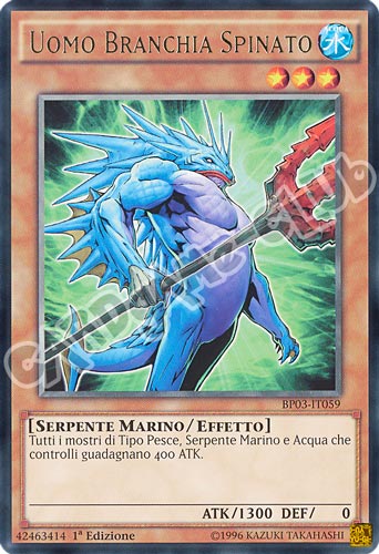 BP03-IT059 Uomo Branchia Spinato rara 1a edizione (IT) -NEAR MINT-