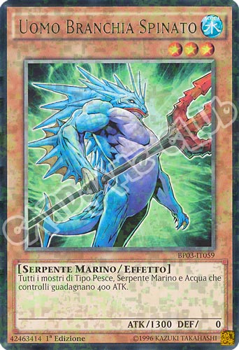 BP03-IT059 Uomo Branchia Spinato rara shatter foil 1a edizione (IT) -NEAR MINT-