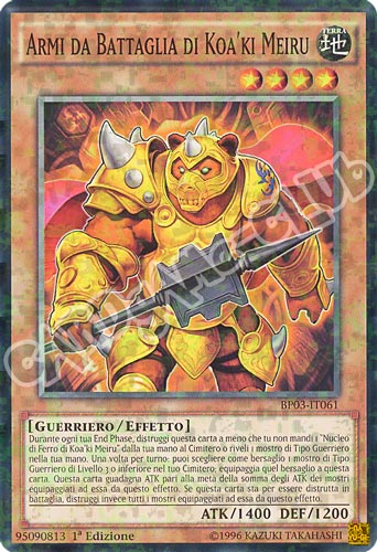 BP03-IT061 Armi da Battaglia di Koa'ki Meiru comune shatter foil 1a edizione (IT) -NEAR MINT-
