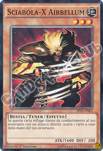 BP03-IT063 Sciabola-X Airbellum comune 1a edizione (IT) -NEAR MINT-