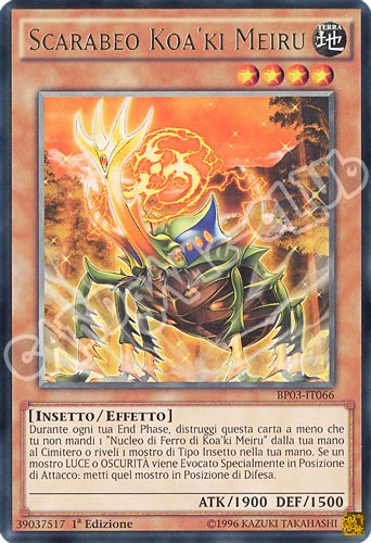BP03-IT066 Scarabeo Koa'ki Meiru rara 1a edizione (IT) -NEAR MINT-