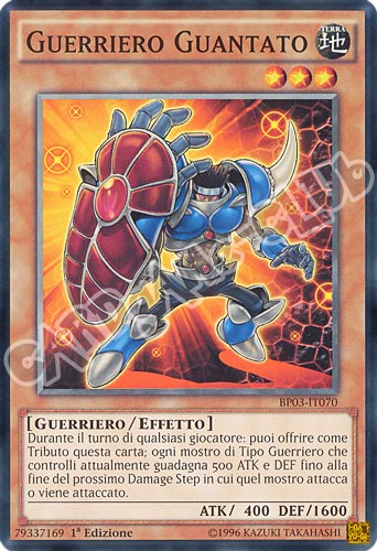 BP03-IT070 Guerriero Guantato comune 1a edizione (IT) -NEAR MINT-