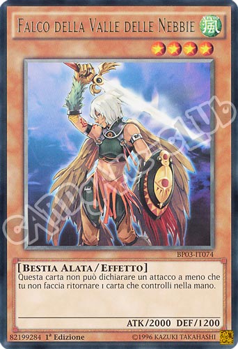 BP03-IT074 Falco della Valle delle Nebbie rara 1a edizione (IT) -NEAR MINT-