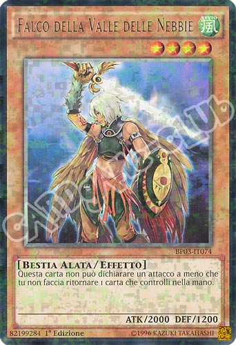 BP03-IT074 Falco della Valle delle Nebbie rara shatter foil 1a edizione (IT) -NEAR MINT-
