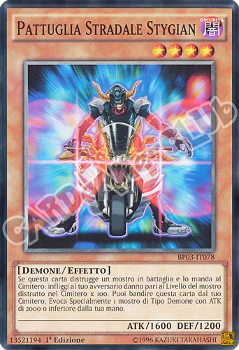 BP03-IT078 Pattuglia Stradale Stygian comune 1a edizione (IT) -NEAR MINT-