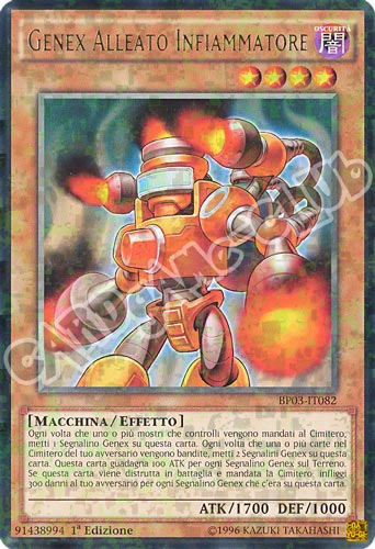 BP03-IT082 Genex Alleato Infiammmatore rara shatter foil 1a edizione (IT) -NEAR MINT-