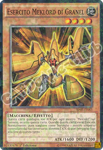 BP03-IT083 Esercito Meklord di Granel comune shatter foil 1a edizione (IT) -NEAR MINT-