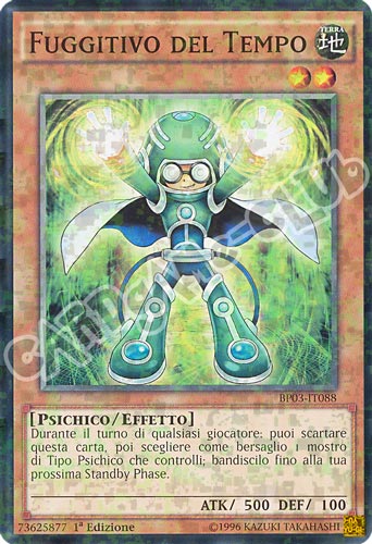BP03-IT088 Fuggitivo del Tempo comune shatter foil 1a edizione (IT) -NEAR MINT-