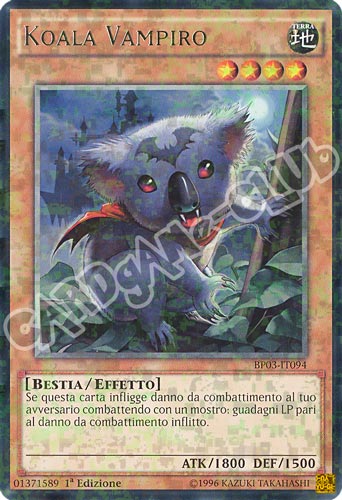 BP03-IT094 Koala Vampiro rara shatter foil 1a edizione (IT) -NEAR MINT-