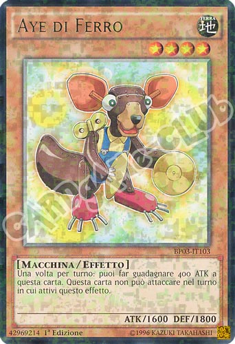 BP03-IT103 Aye di Ferro rara shatter foil 1a edizione (IT) -NEAR MINT-