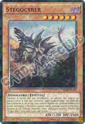 BP03-IT114 Stegocyber comune shatter foil 1a edizione (IT) -NEAR MINT-