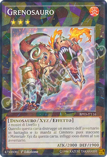 BP03-IT116 Grenosauro comune shatter foil 1a edizione (IT) -NEAR MINT-