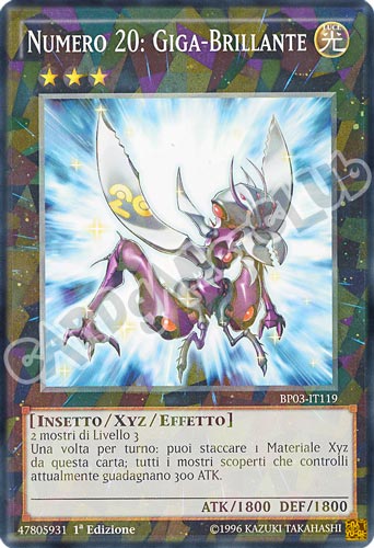BP03-IT119 Numero 20: Giga-Brillante comune shatter foil 1a edizione (IT) -NEAR MINT-