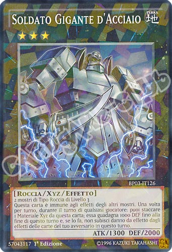 BP03-IT126 Soldato Gigante d'Acciaio comune shatter foil 1a edizione (IT) -NEAR MINT-