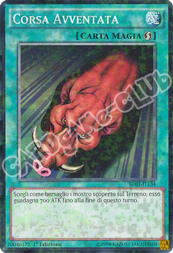 BP03-IT134 Corsa Avventata comune shatter foil 1a edizione (IT) -NEAR MINT-