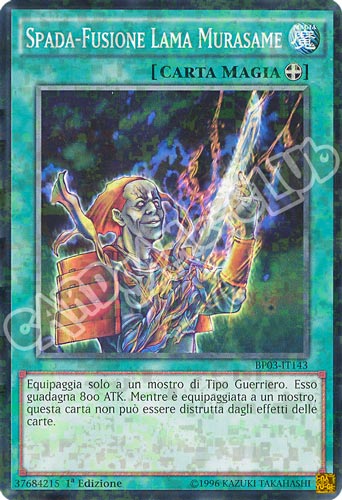 BP03-IT143 Spada-Fusione Lama Murasame comune shatter foil 1a edizione (IT) -NEAR MINT-