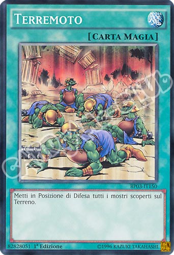 BP03-IT150 Terremoto comune 1a edizione (IT) -NEAR MINT-