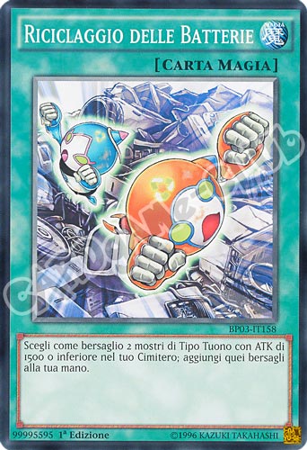 BP03-IT158 Riciclaggio delle Batterie comune 1a edizione (IT) -NEAR MINT-