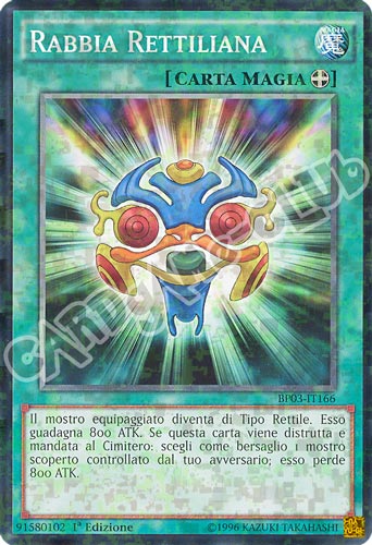 BP03-IT166 Rabbia Rettiliana comune shatter foil 1a edizione (IT) -NEAR MINT-