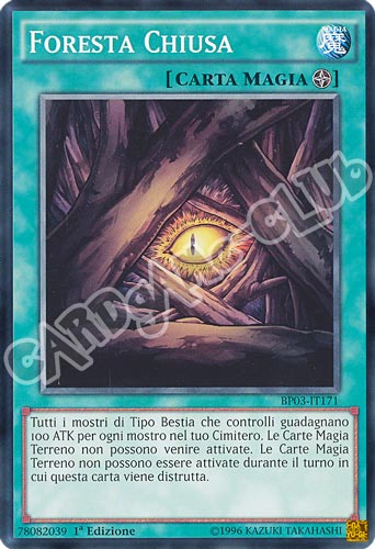 BP03-IT171 Foresta Chiusa comune 1a edizione (IT) -NEAR MINT-