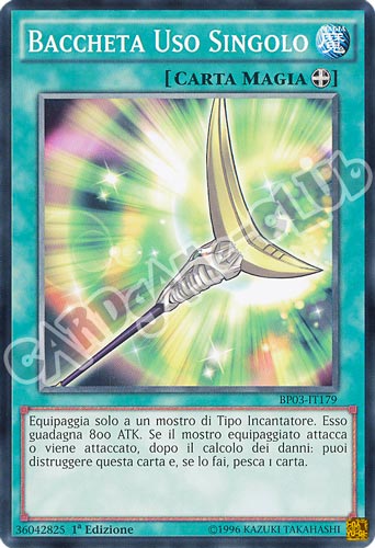 BP03-IT179 Bacchetta Uso Singolo comune 1a edizione (IT) -NEAR MINT-