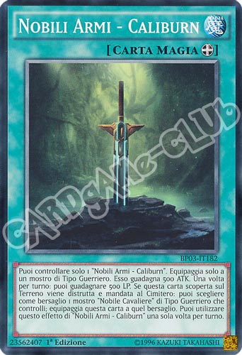 BP03-IT182 Nobili Armi - Caliburn comune 1a edizione (IT) -NEAR MINT-