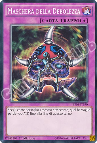 BP03-IT190 Maschera della Debolezza comune 1a edizione (IT) -NEAR MINT-
