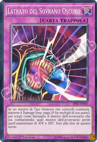 BP03-IT191 Latrato del Sovrano Oscuro comune 1a edizione (IT) -NEAR MINT-