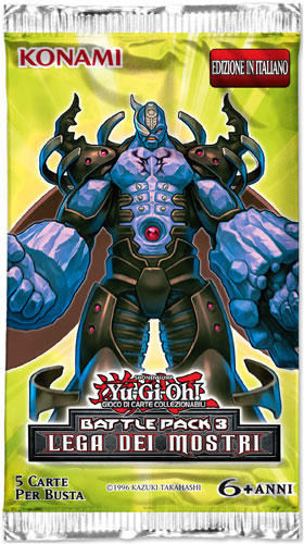 Battle Pack 3 Lega dei Mostri 1a edizione busta 5 carte