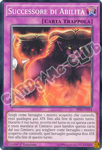 BP03-IT214 Successore di Abilita' comune 1a edizione (IT) -NEAR MINT-