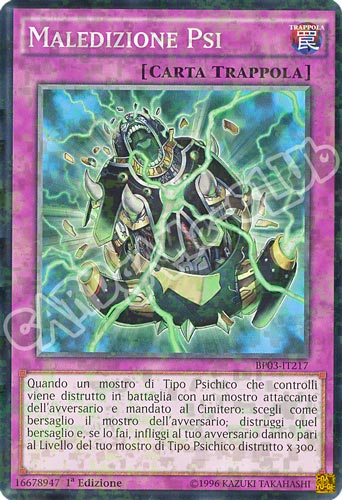 BP03-IT217 Maledizione Psi comune shatter foil 1a edizione (IT) -NEAR MINT-