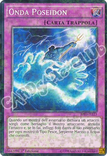 BP03-IT223 Onda Poseidon comune shatter foil 1a edizione (IT) -NEAR MINT-