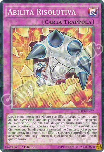 BP03-IT227 Abilita' Risolutiva comune shatter foil 1a edizione (IT) -NEAR MINT-