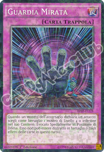 BP03-IT228 Guardia Mirata comune shatter foil 1a edizione (IT) -NEAR MINT-