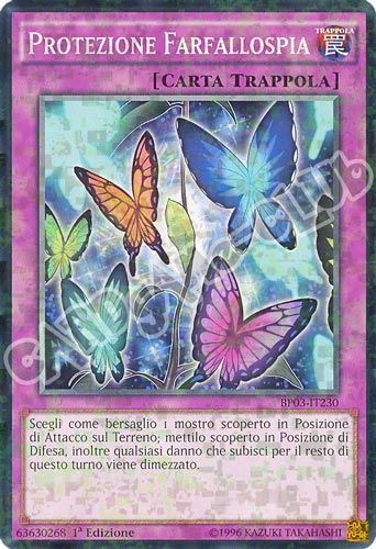 BP03-IT230 Protezione Farfallospia comune shatter foil 1a edizione (IT) -NEAR MINT-