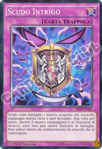 BP03-IT231 Scudo Intrigo comune 1a edizione (IT) -NEAR MINT-