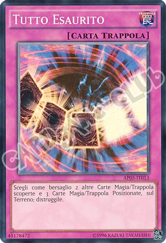AP05-IT013 Tutto Esaurito super rara (IT) -NEAR MINT-