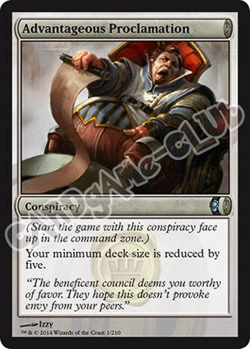 001 / 210 Advantageous Proclamation non comune (EN) -NEAR MINT-