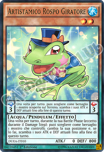 DUEA-IT010 Artistamico Rospo Giratore rara 1a edizione (IT)  -GOOD-