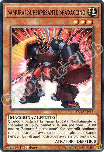 DUEA-IT012 Samurai Superpesante Spadaccino comune 1a edizione (IT) -NEAR MINT-