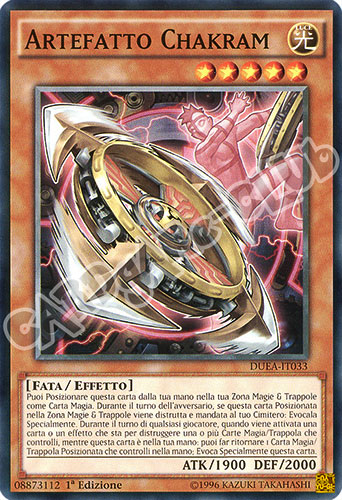 DUEA-IT033 Artefatto Chakram comune 1a edizione (IT) -NEAR MINT-