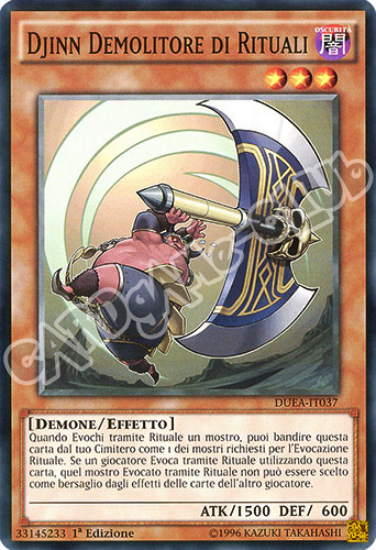 DUEA-IT037 Djinn Demolitore di Rituali comune 1a edizione (IT) -NEAR MINT-